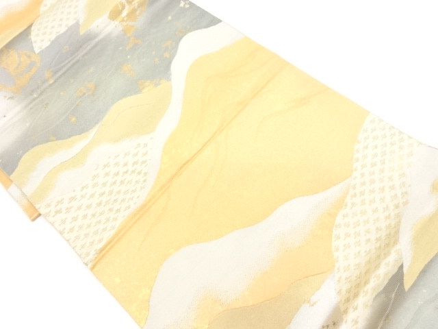 JAPANESE KIMONO / VINTAGE FUKURO OBI / WOVEN MOUNTAINS